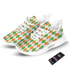 Argyle St Patrick's Day Print Pattern Tennis Shoes-grizzshop