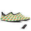 Argyle St Patrick's Day Print Pattern Water Shoes-grizzshop