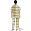 Argyle St Patrick's Day Print Pattern Women's Pajamas Set-grizzshop