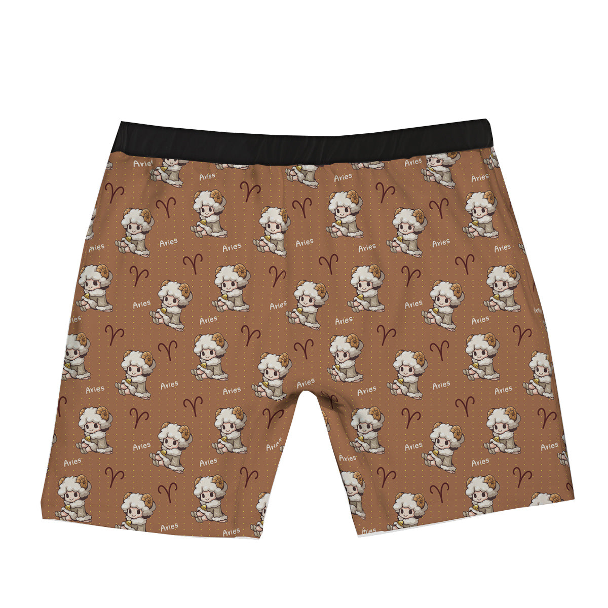 Aries Cute Cartoon Print Pattern Boxer Briefs-grizzshop