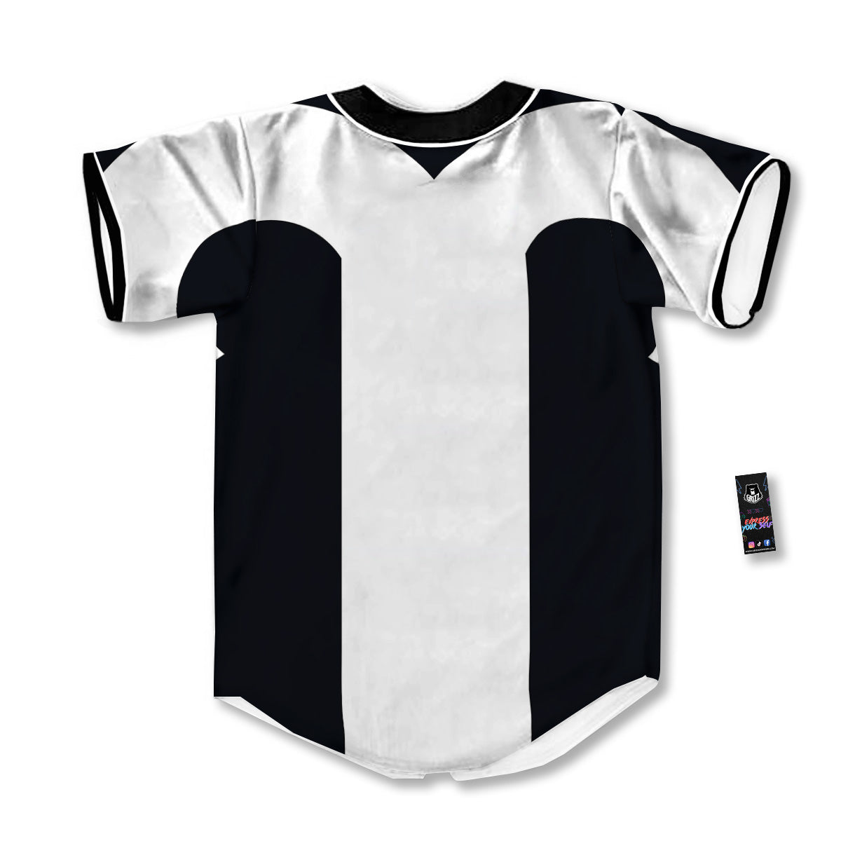 Aries Sign White And Black Print Baseball Jersey-grizzshop