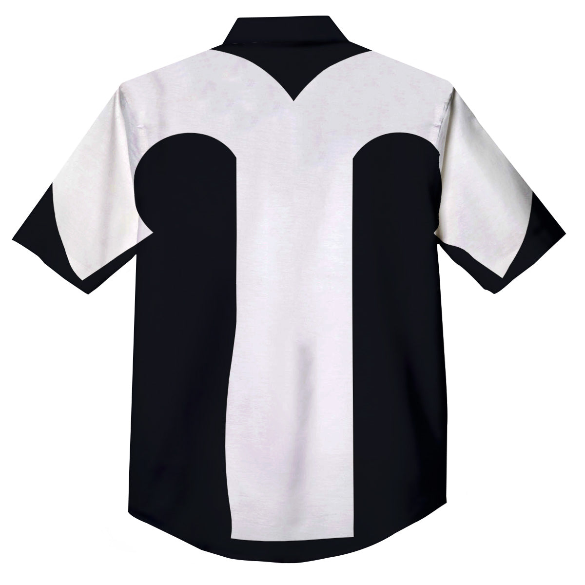 Aries Sign White And Black Print Button Up Shirt-grizzshop