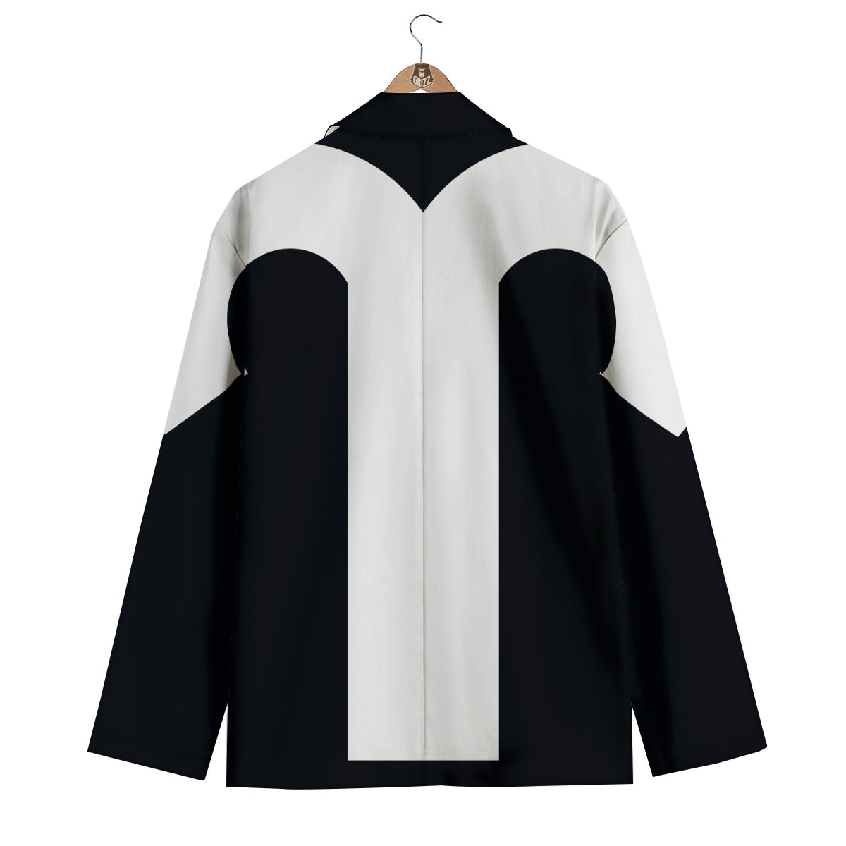 Aries Sign White And Black Print Men's Blazer-grizzshop