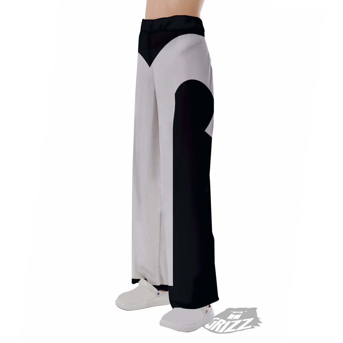 Aries Sign White And Black Print Pajama Pants-grizzshop