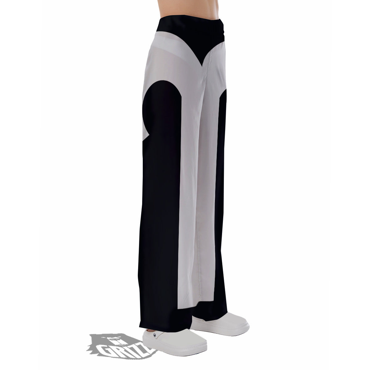 Aries Sign White And Black Print Pajama Pants-grizzshop