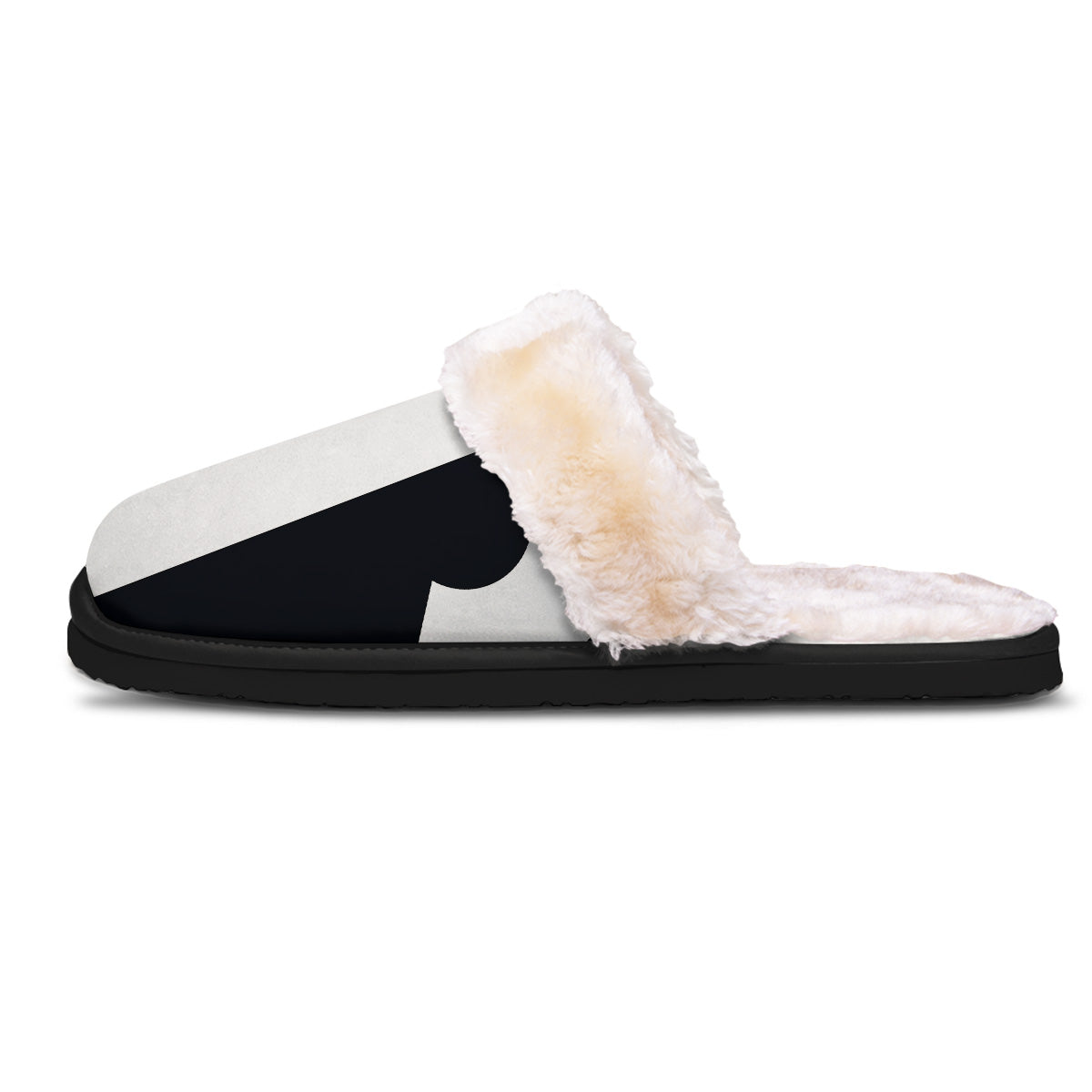 Aries Sign White And Black Print Slippers-grizzshop