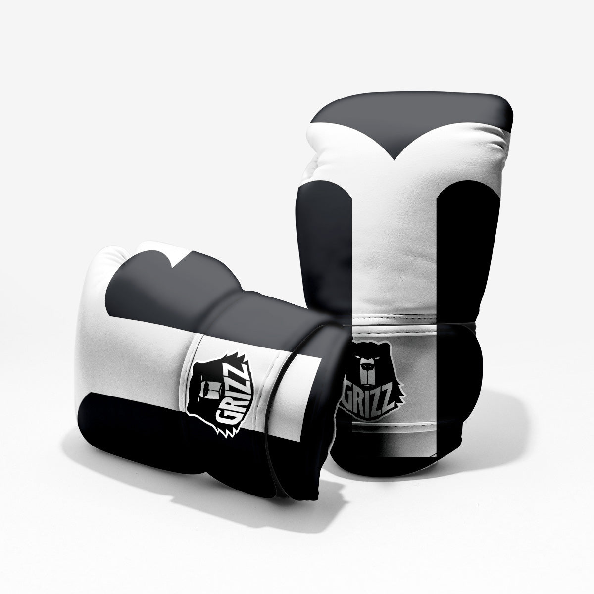 Aries Sign White And Black Print Pro Boxing Glove