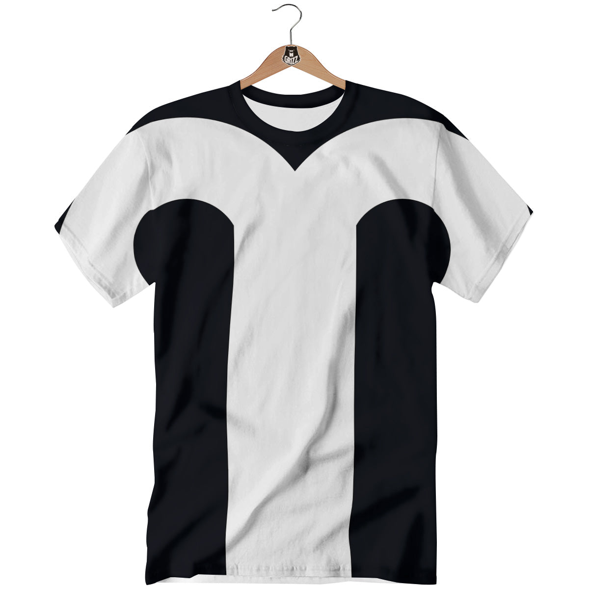Aries Sign White And Black Print T-Shirt-grizzshop