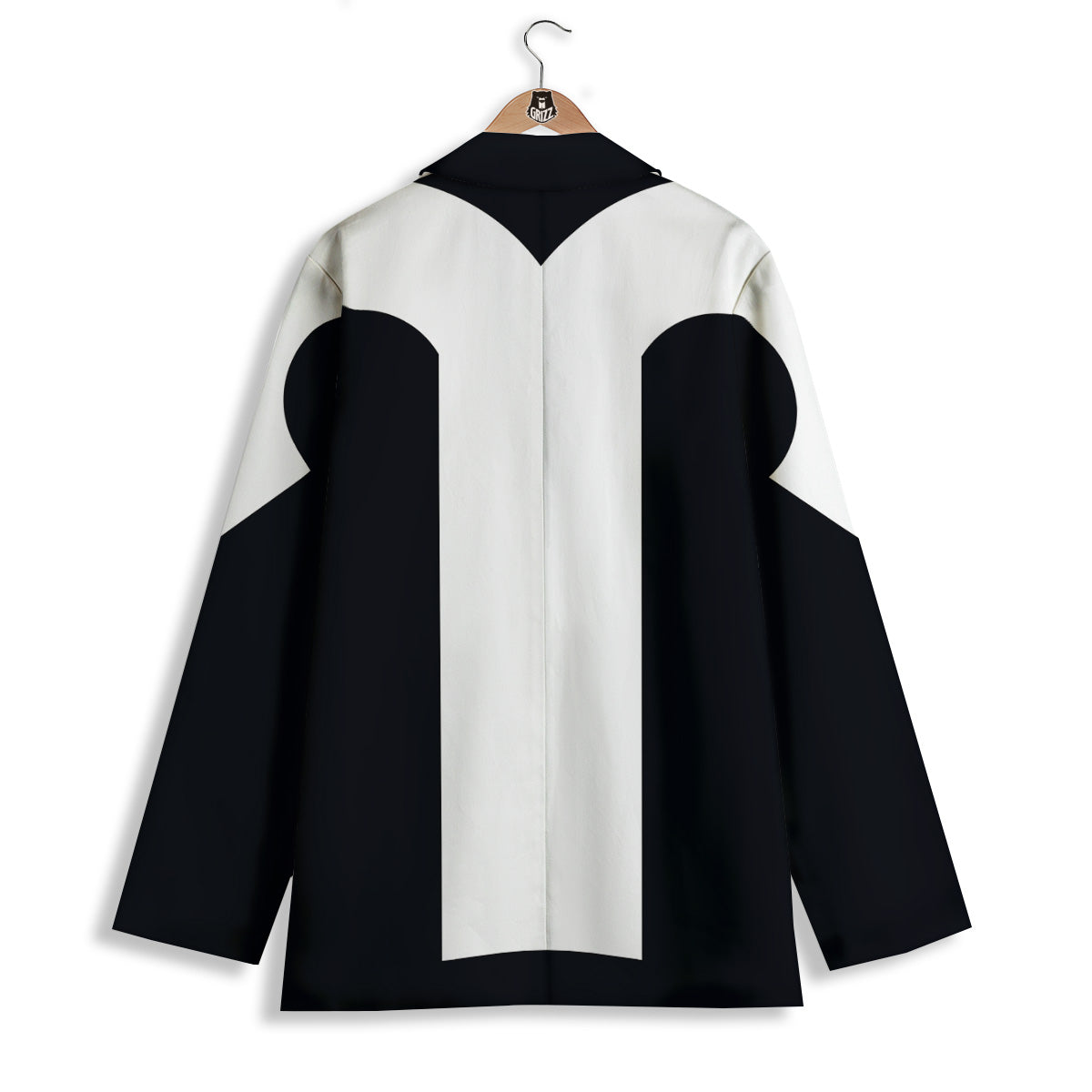 Aries Sign White And Black Print Women's Blazer-grizzshop