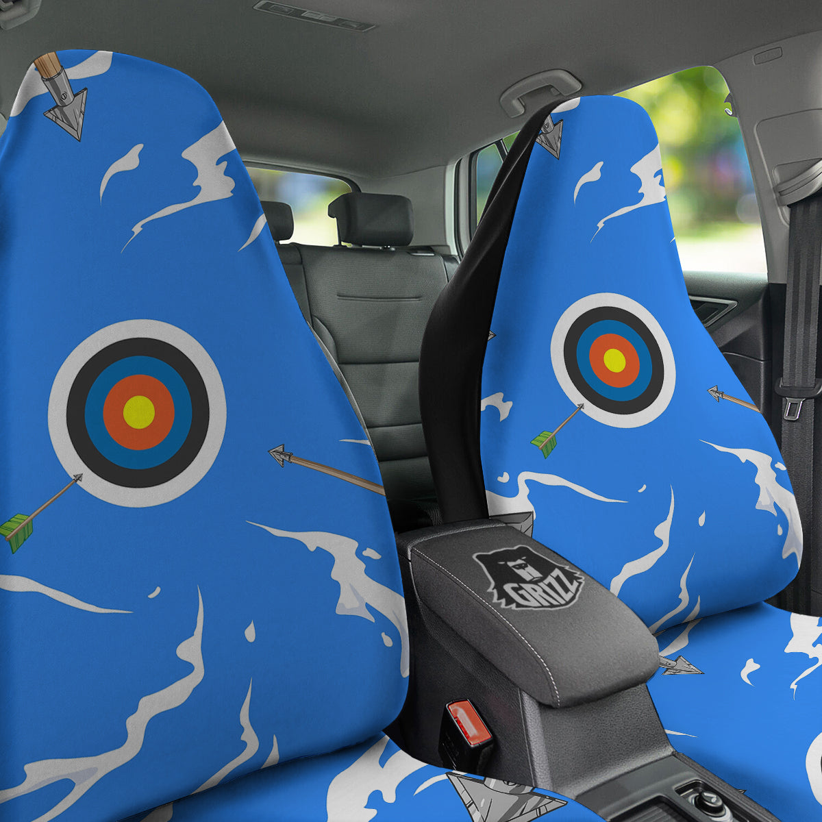 Arrows Are Casting At The Target Print Car Seat Covers-grizzshop