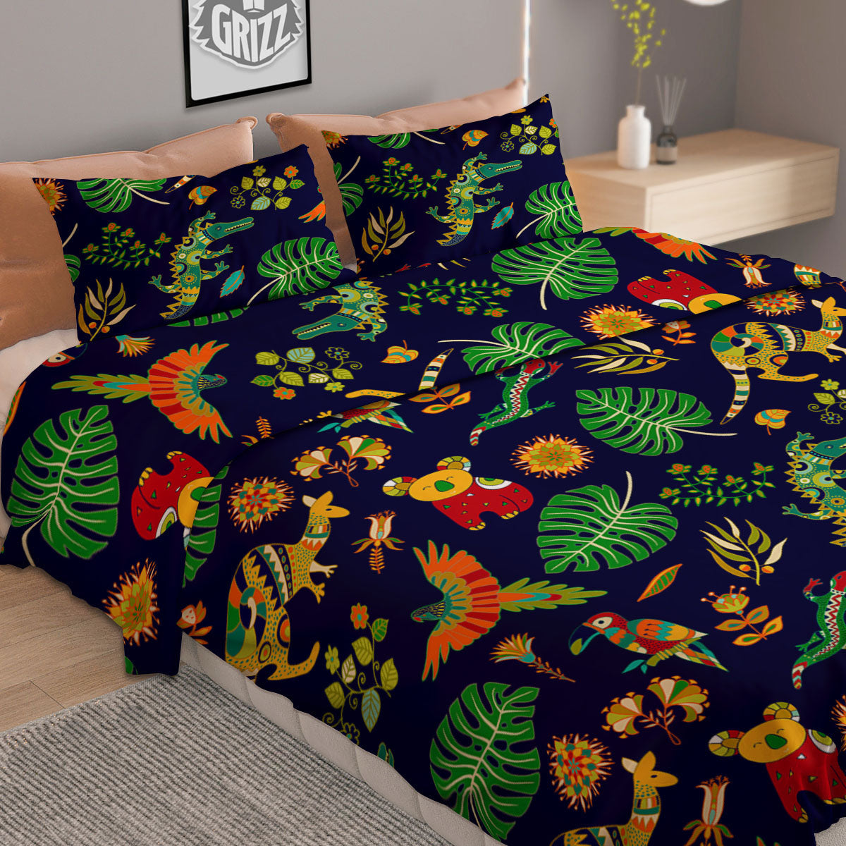 Art Australian Aboriginal Print Duvet Cover Bedding Set