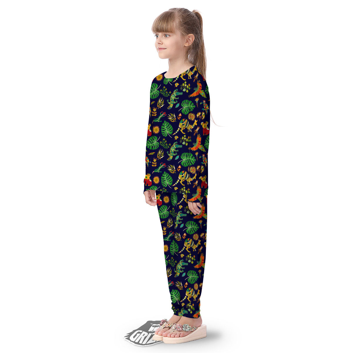 Art Australian Aboriginal Print Kid's Pajamas-grizzshop