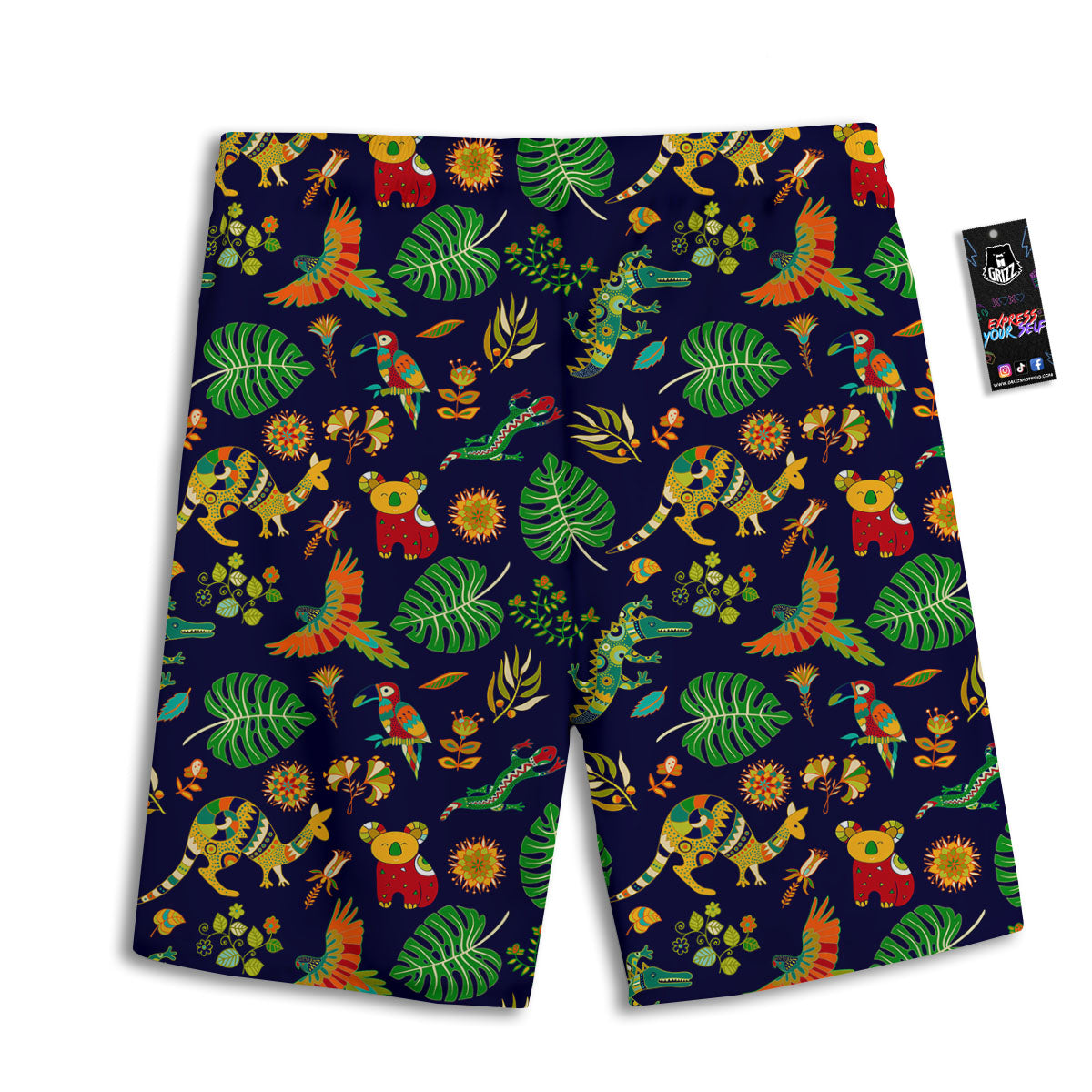 Art Australian Aboriginal Print Men's Athletic Shorts