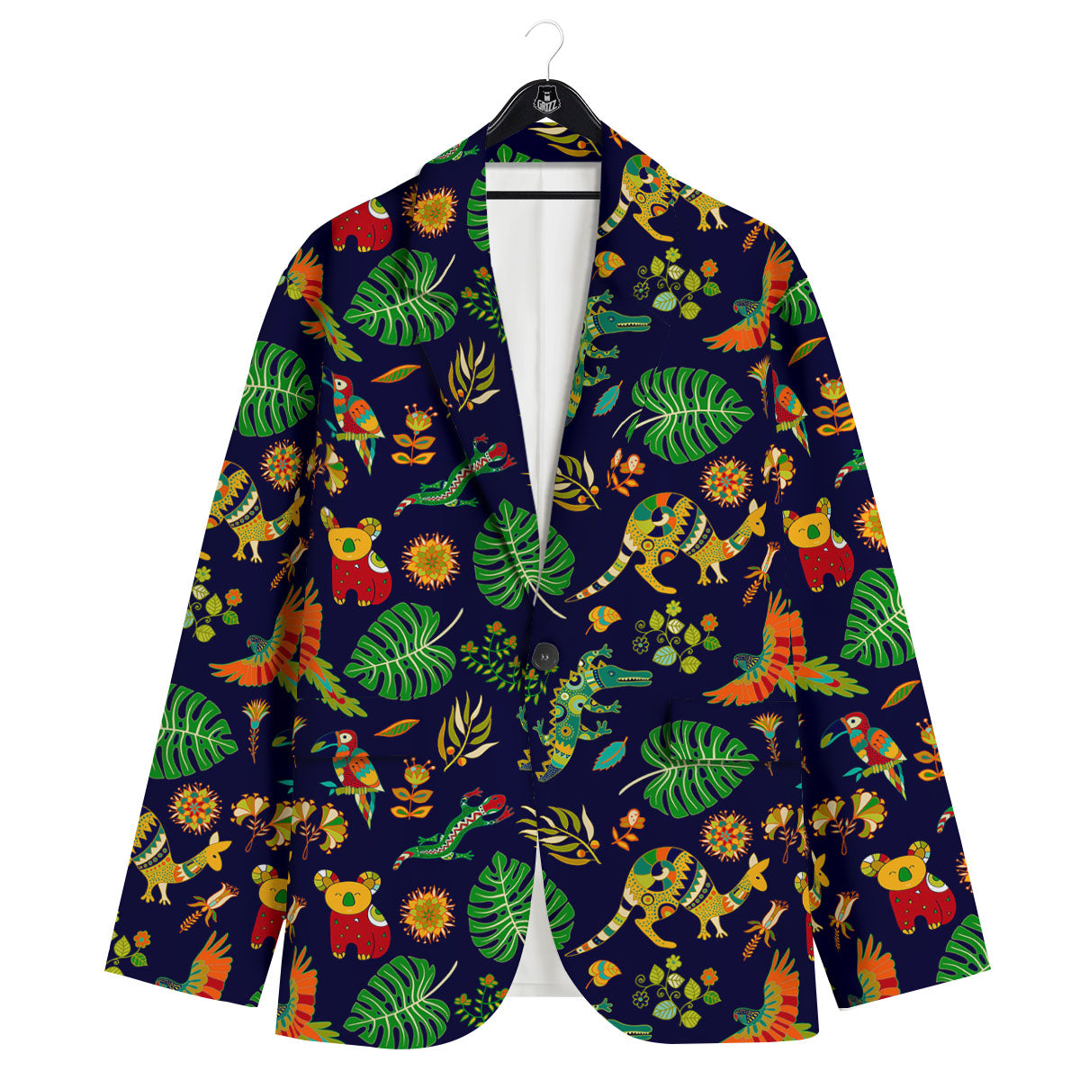 Art Australian Aboriginal Print Men's Sport Coat-grizzshop
