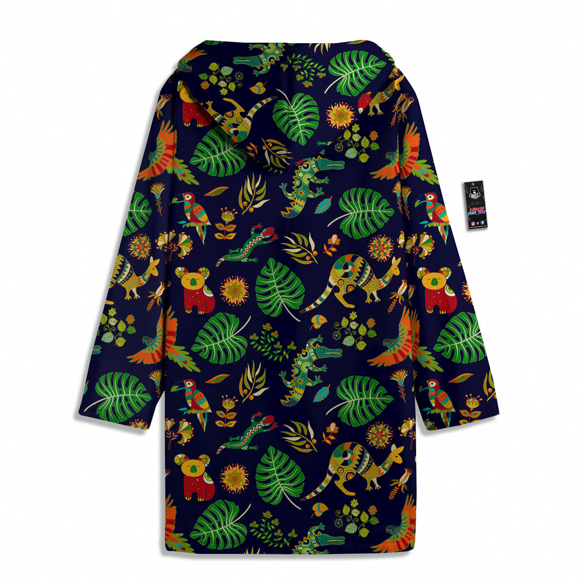 Art Australian Aboriginal Print Men's Windbreaker Jacket-grizzshop