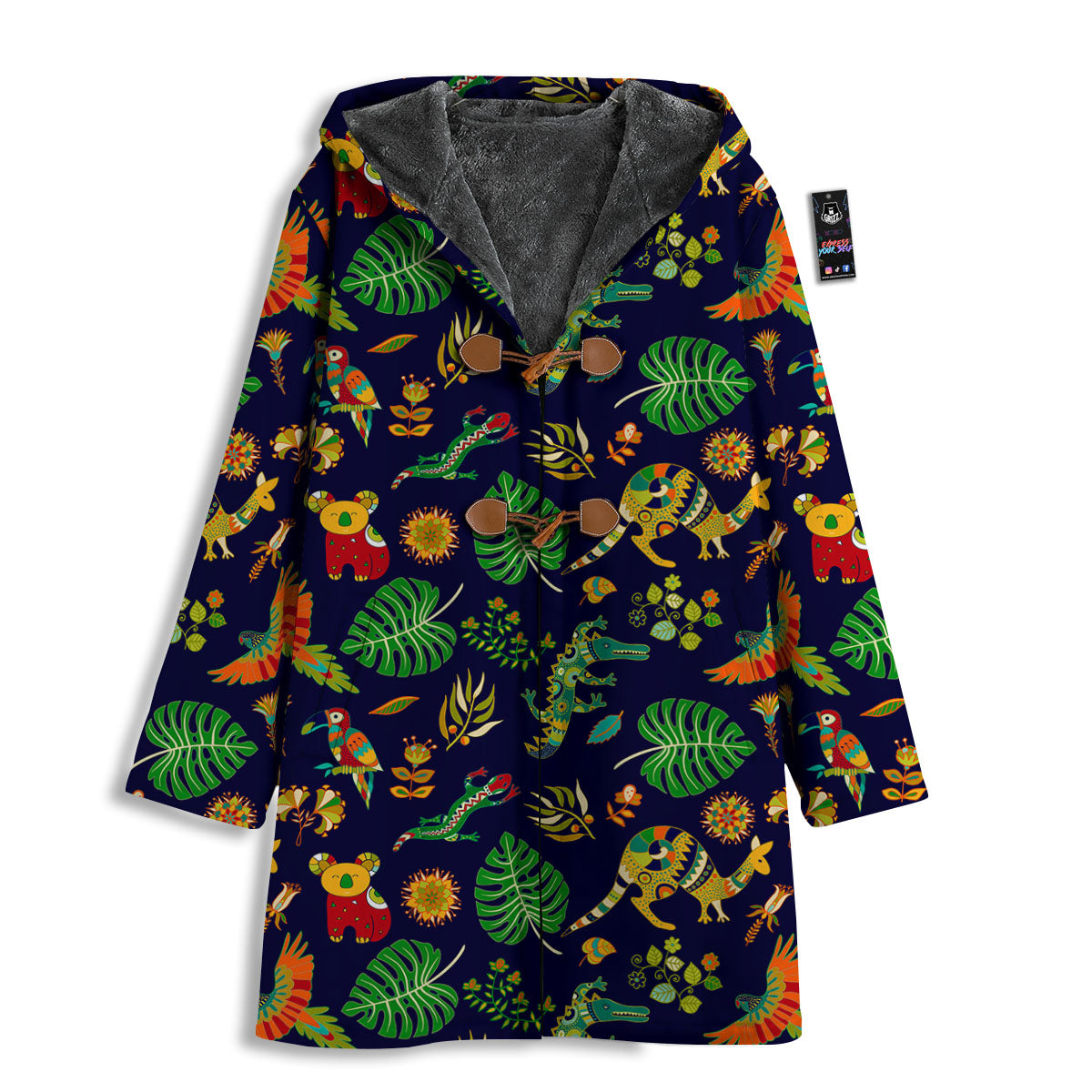Art Australian Aboriginal Print Men's Windbreaker Jacket-grizzshop