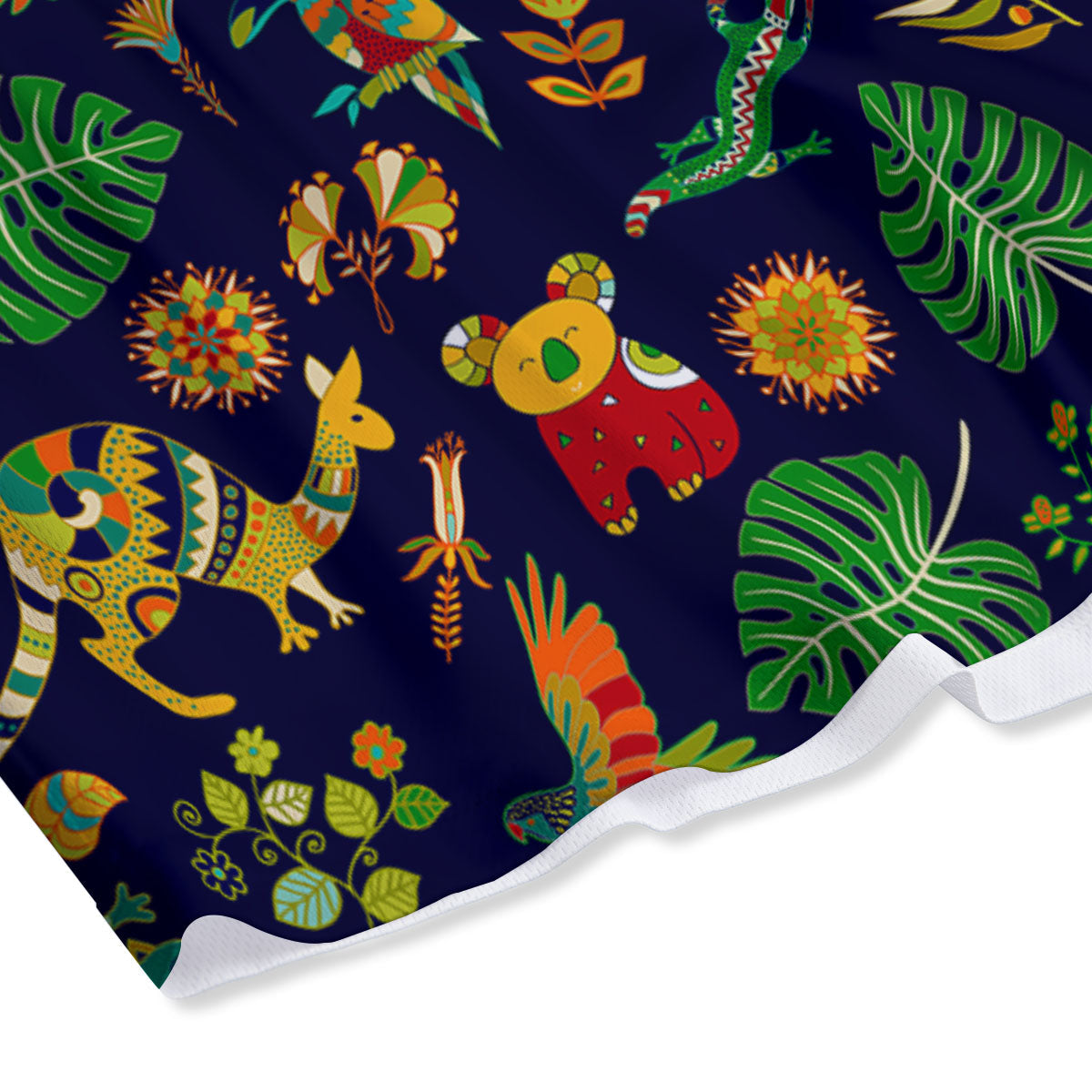 Blanket Ethnic Mexican Print Pattern Mesh Shorts