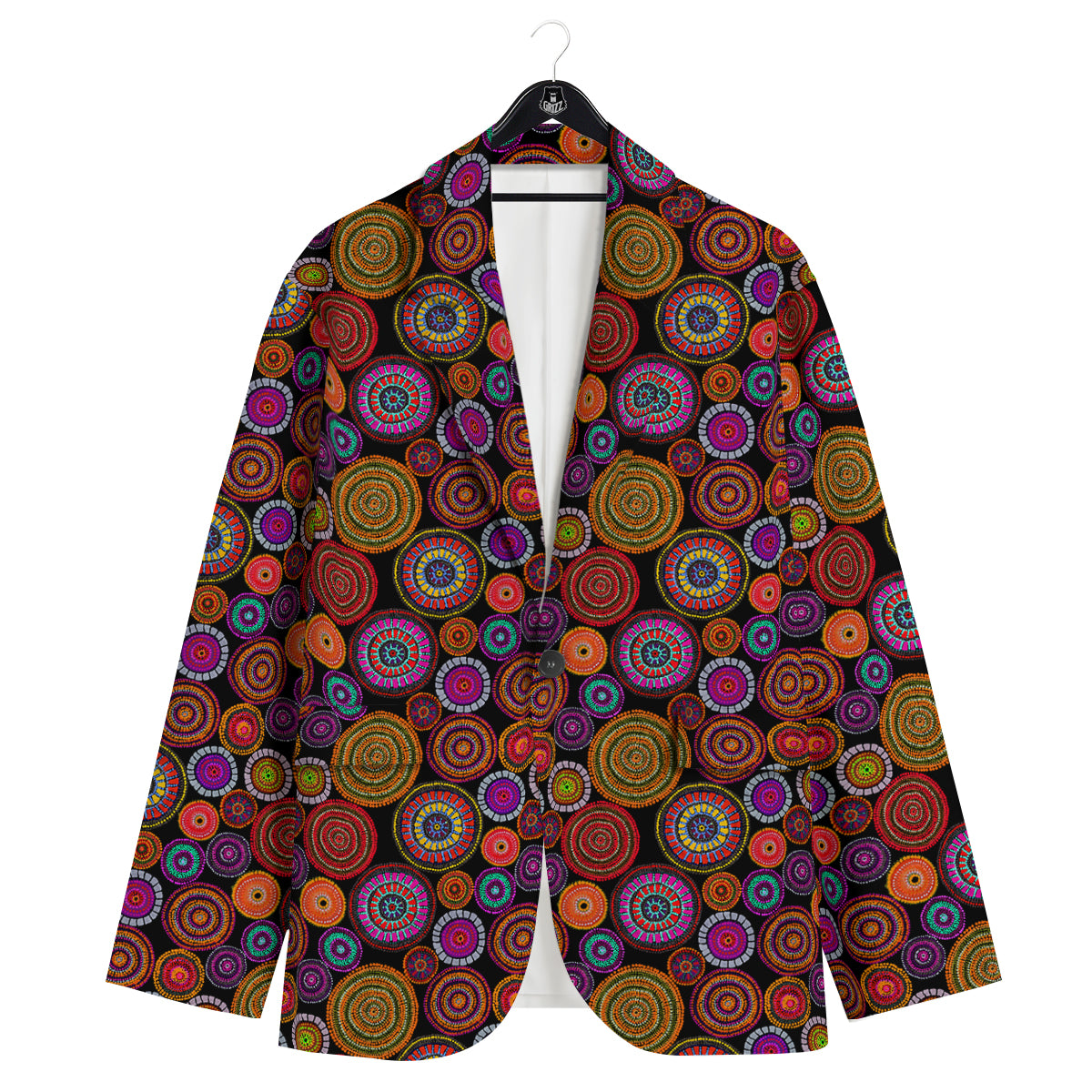 Art Australian Aboriginal Print Pattern Men's Sport Coat-grizzshop