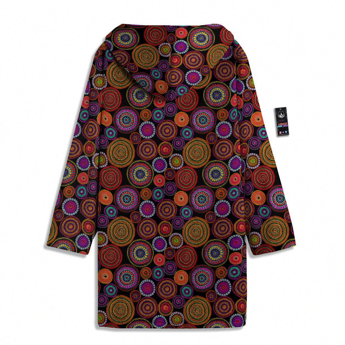 Art Australian Aboriginal Print Pattern Men's Windbreaker Jacket-grizzshop