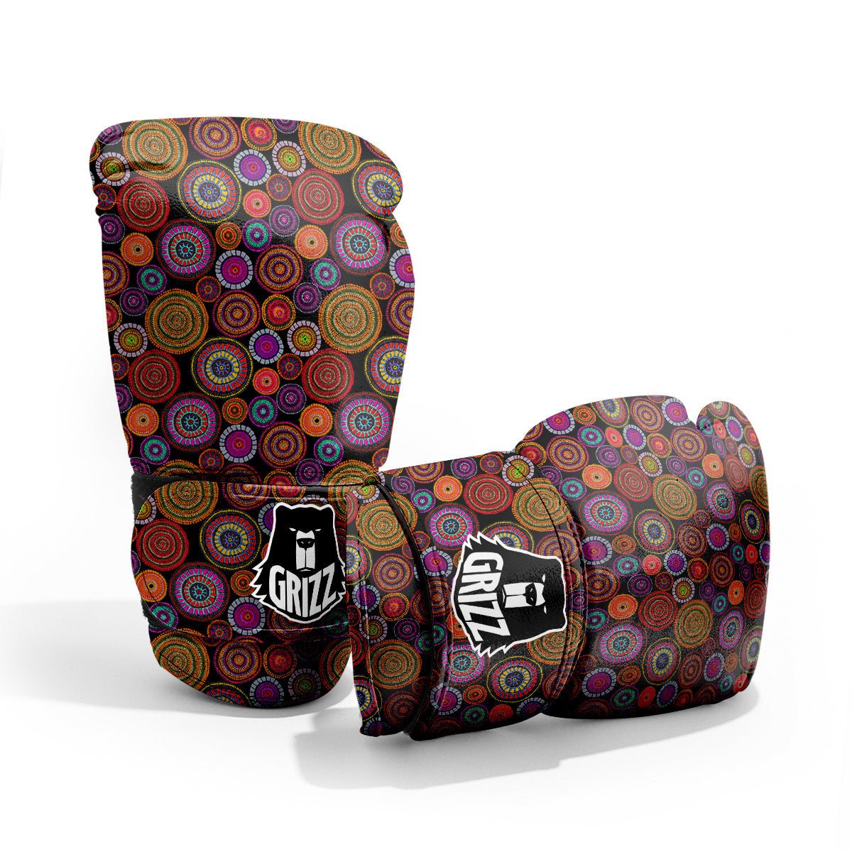 Art Australian Aboriginal Print Pattern Pro Boxing Glove