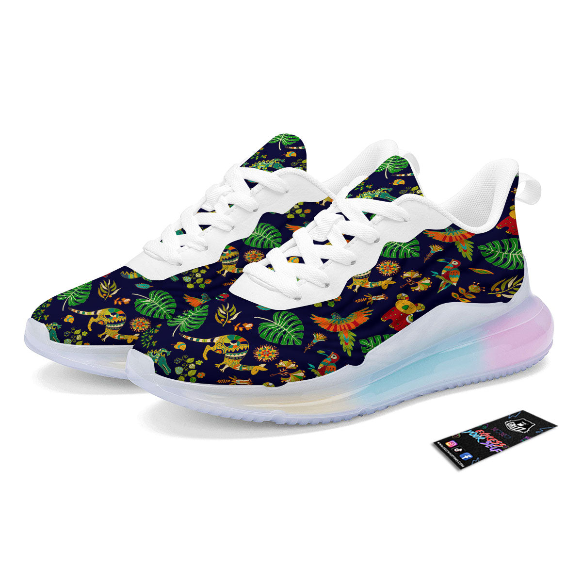 Art Australian Aboriginal Print Running Sneakers-grizzshop
