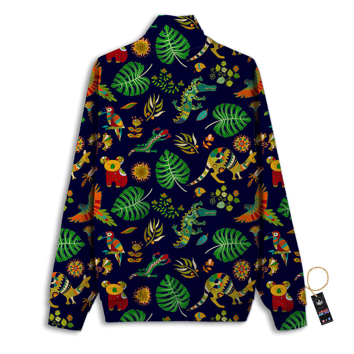 Art Australian Aboriginal Print Track Jacket-grizzshop