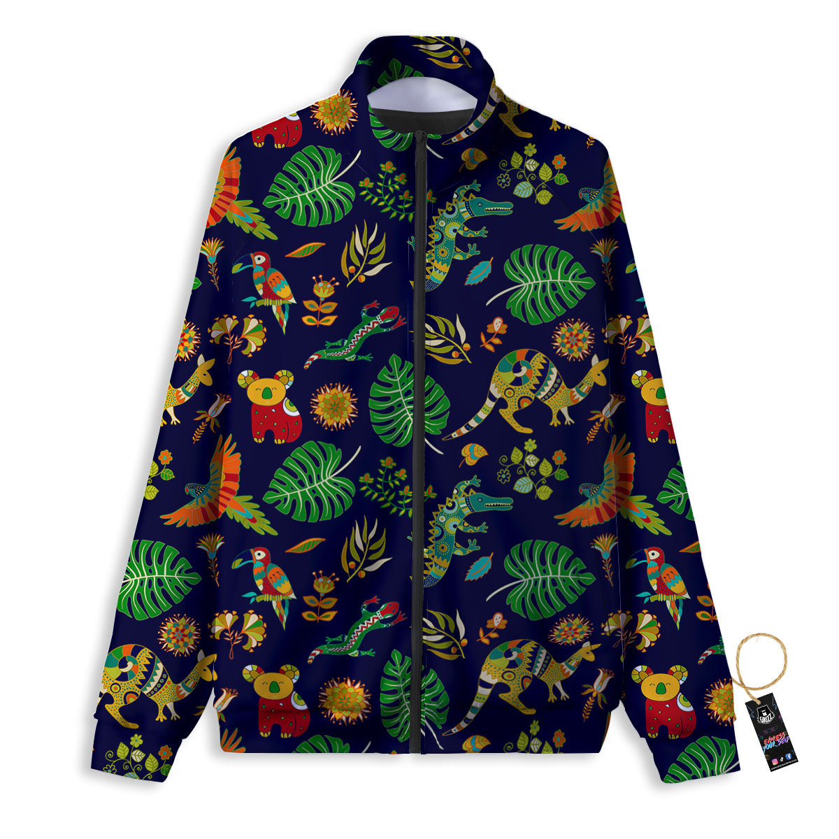 Art Australian Aboriginal Print Track Jacket-grizzshop