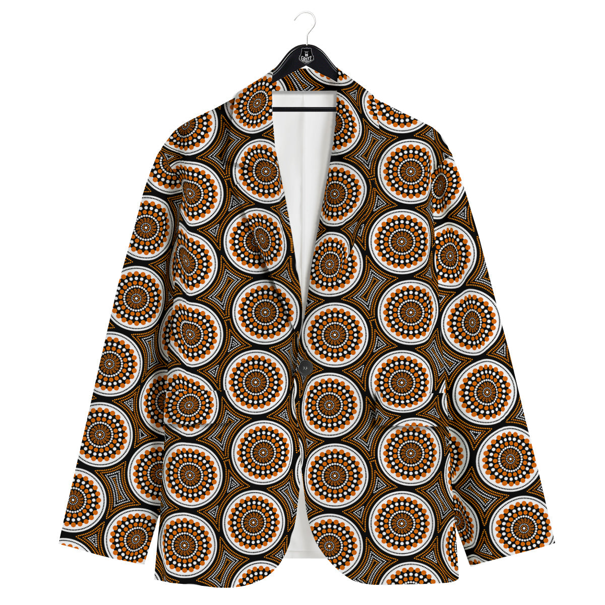 Art Dot Aboriginal Print Pattern Men's Sport Coat-grizzshop