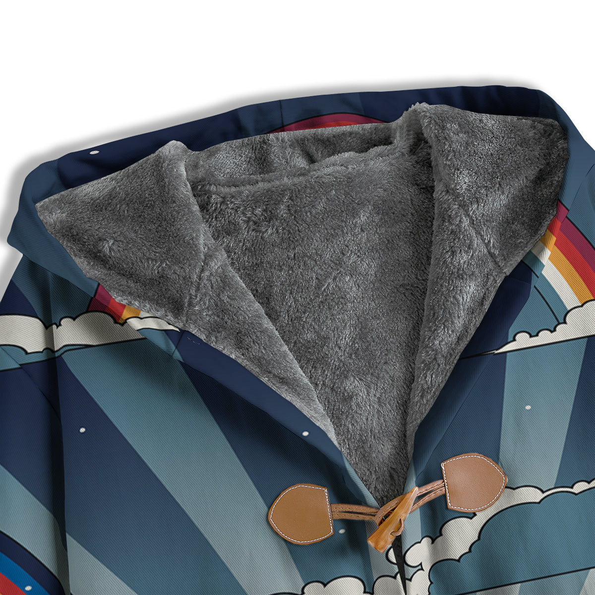 Art Style Hippie 1960s Print Men's Windbreaker Jacket-grizzshop