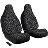 Artwork Black Glitter Print Car Seat Covers-grizzshop