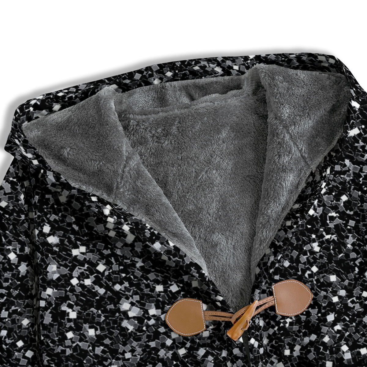 Artwork Black Glitter Print Men's Windbreaker Jacket-grizzshop