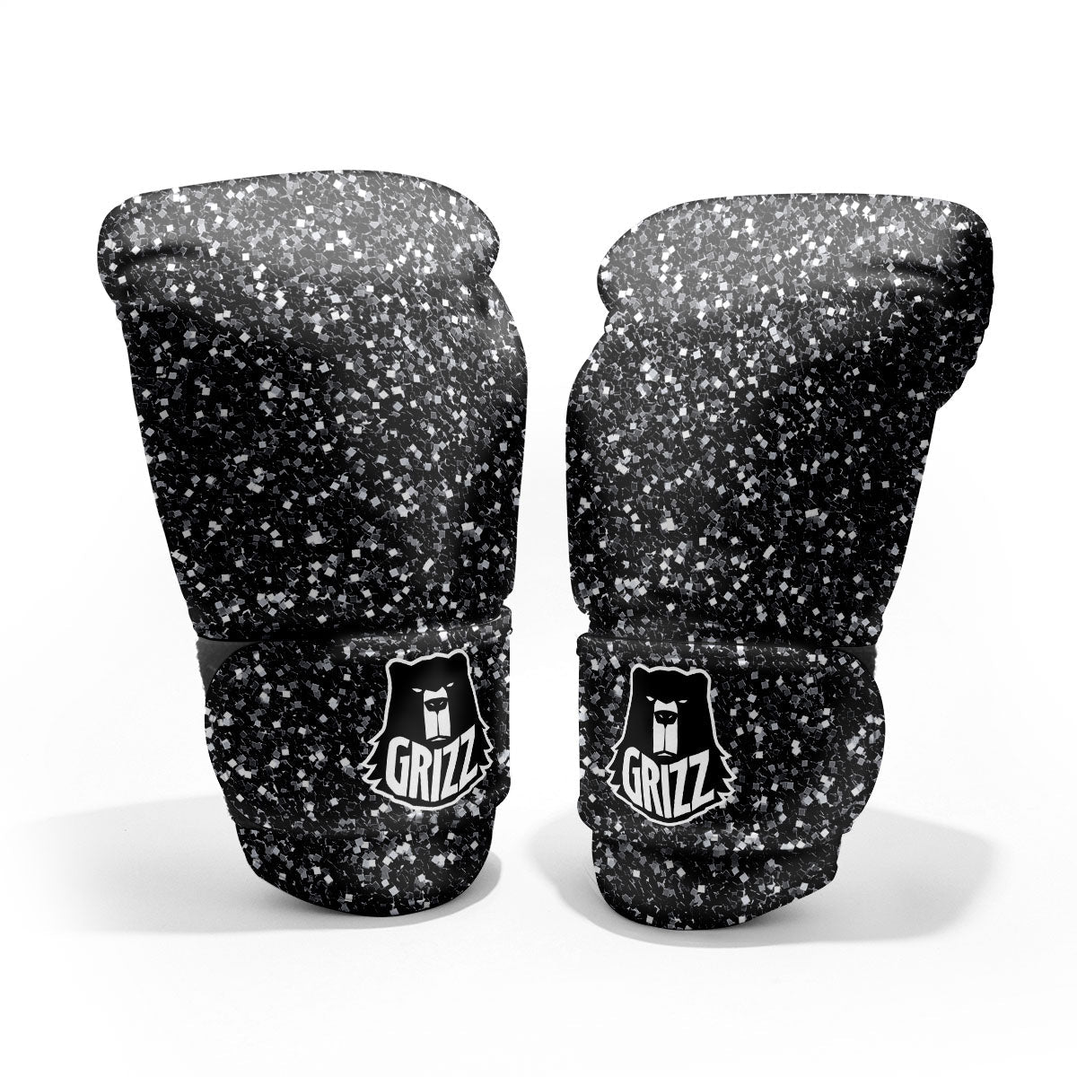 Artwork Black Glitter Print Pro Boxing Glove
