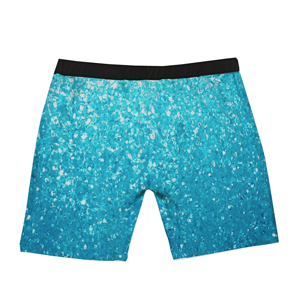 Artwork Blue Glitter Print Boxer Briefs-grizzshop