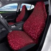 Artwork Burgundy Glitter Print Car Seat Covers-grizzshop