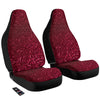 Artwork Burgundy Glitter Print Car Seat Covers-grizzshop