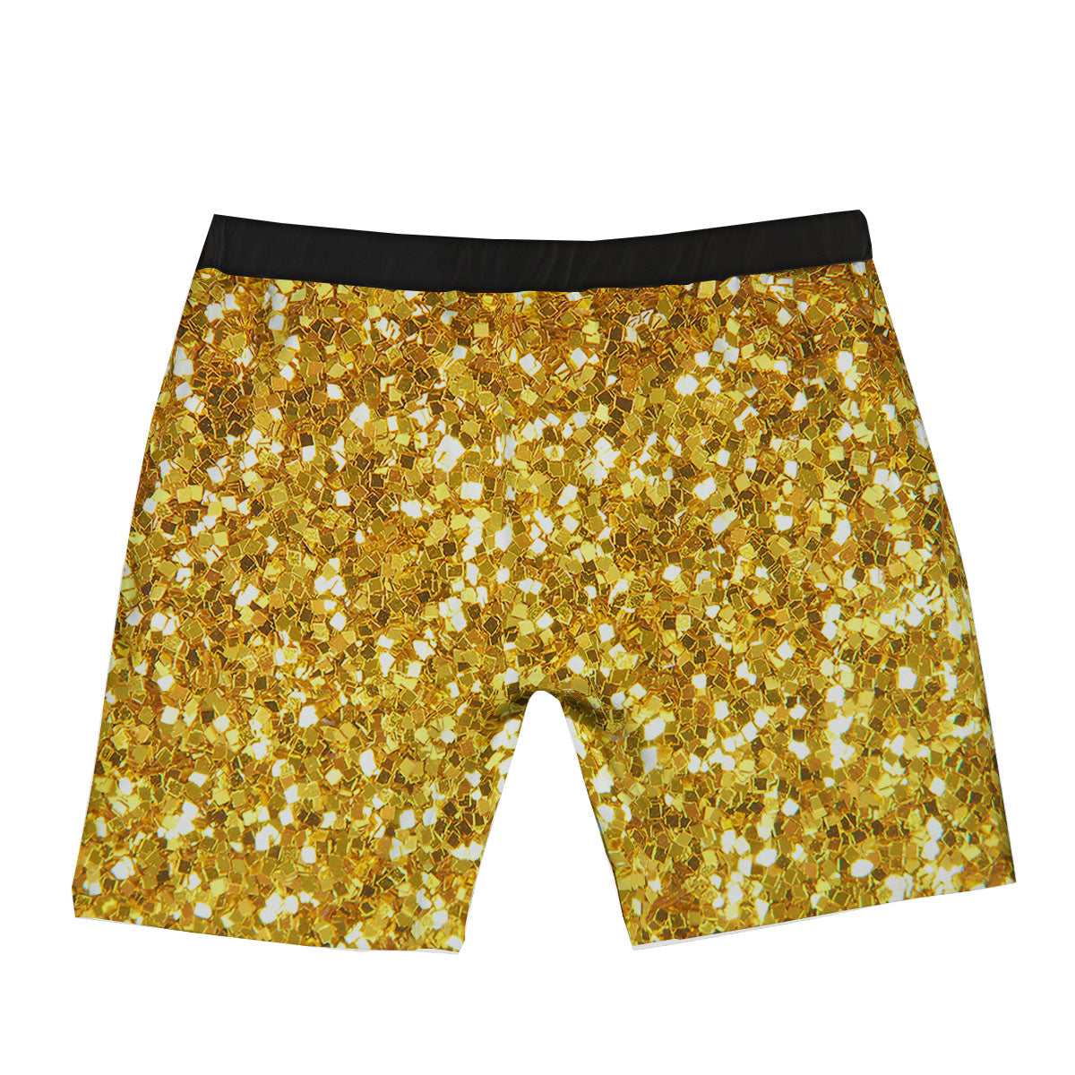 Artwork Glitter Gold Print Boxer Briefs-grizzshop