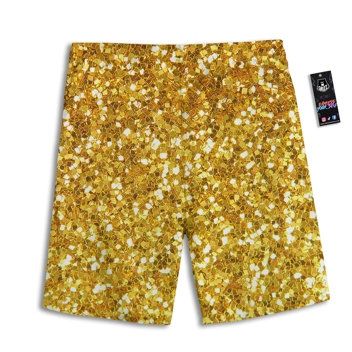 Argyle White And Pink Print Pattern Men's Athletic Shorts