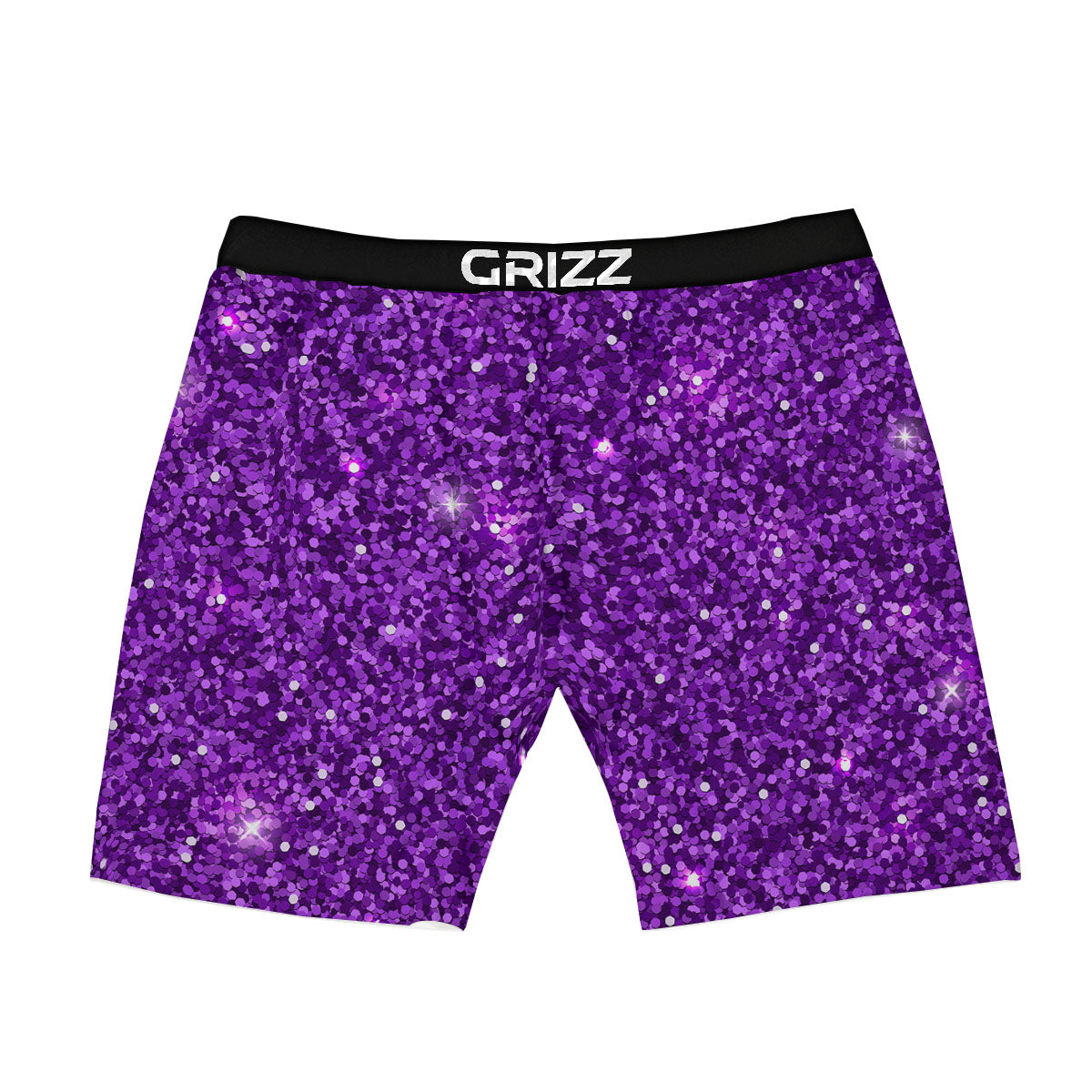 Artwork Glitter Purple Print Boxer Briefs-grizzshop