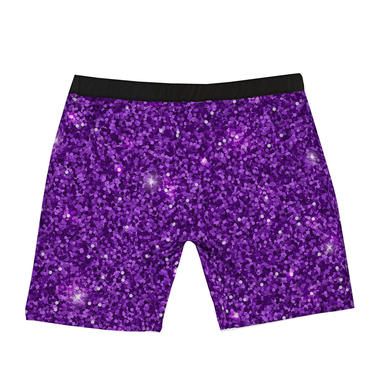 Artwork Glitter Purple Print Boxer Briefs-grizzshop