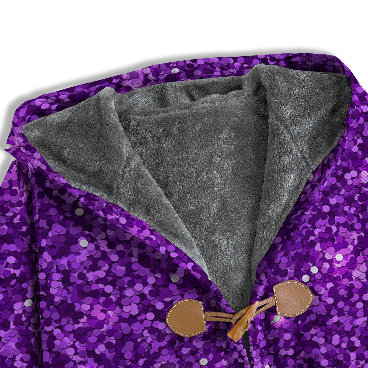 Artwork Glitter Purple Print Men's Windbreaker Jacket-grizzshop
