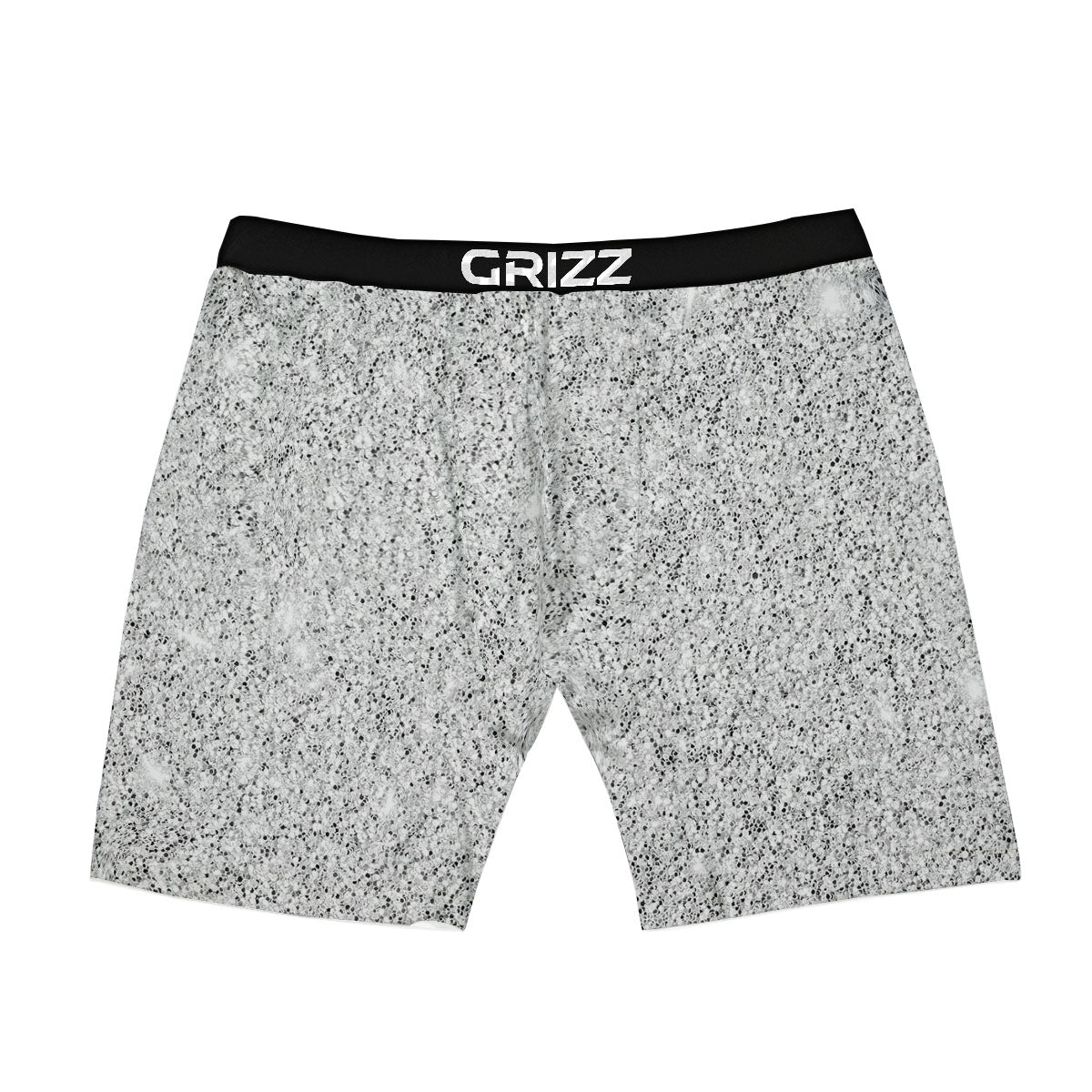 Artwork Glitter Silver Print Boxer Briefs-grizzshop