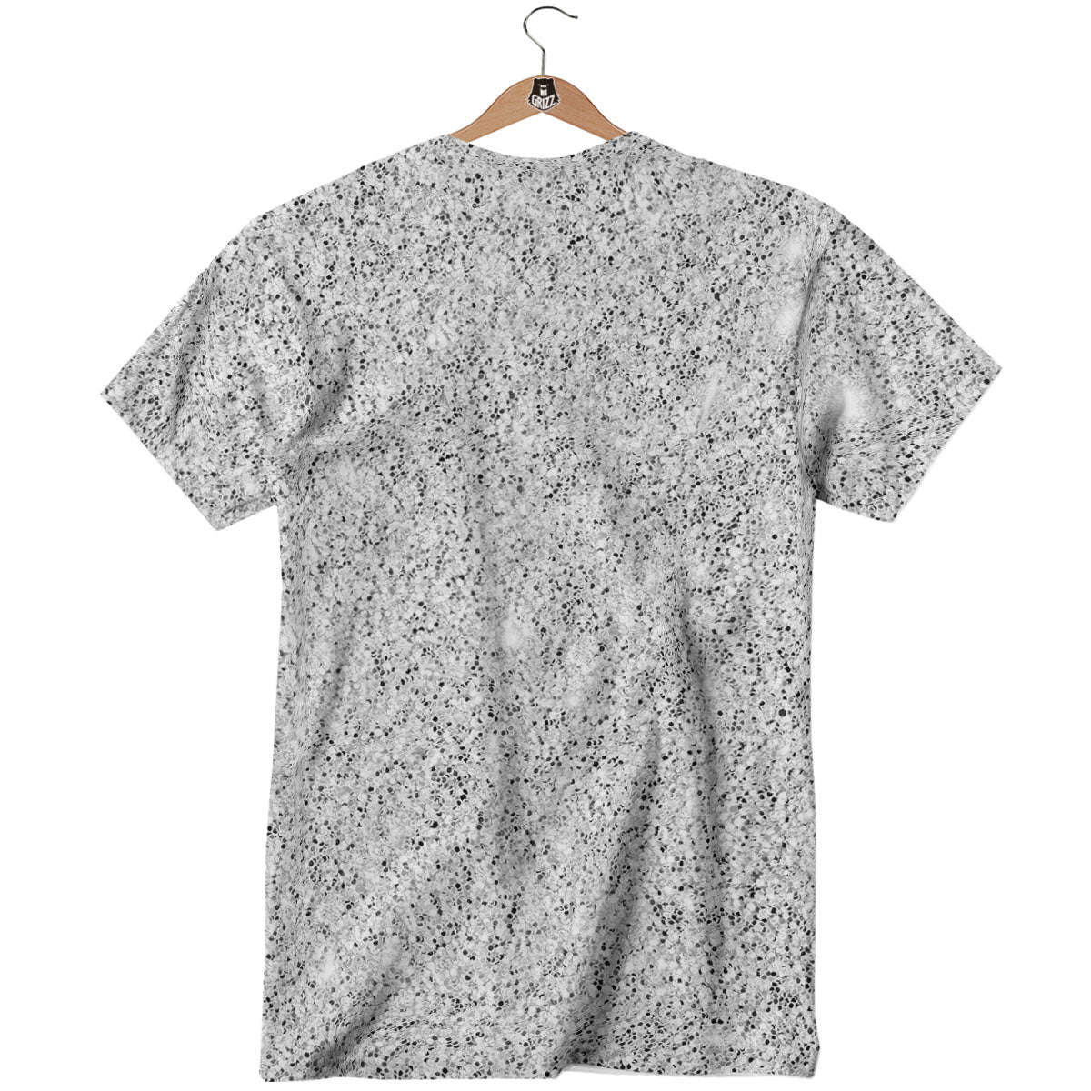Artwork Glitter Silver Print T-Shirt-grizzshop