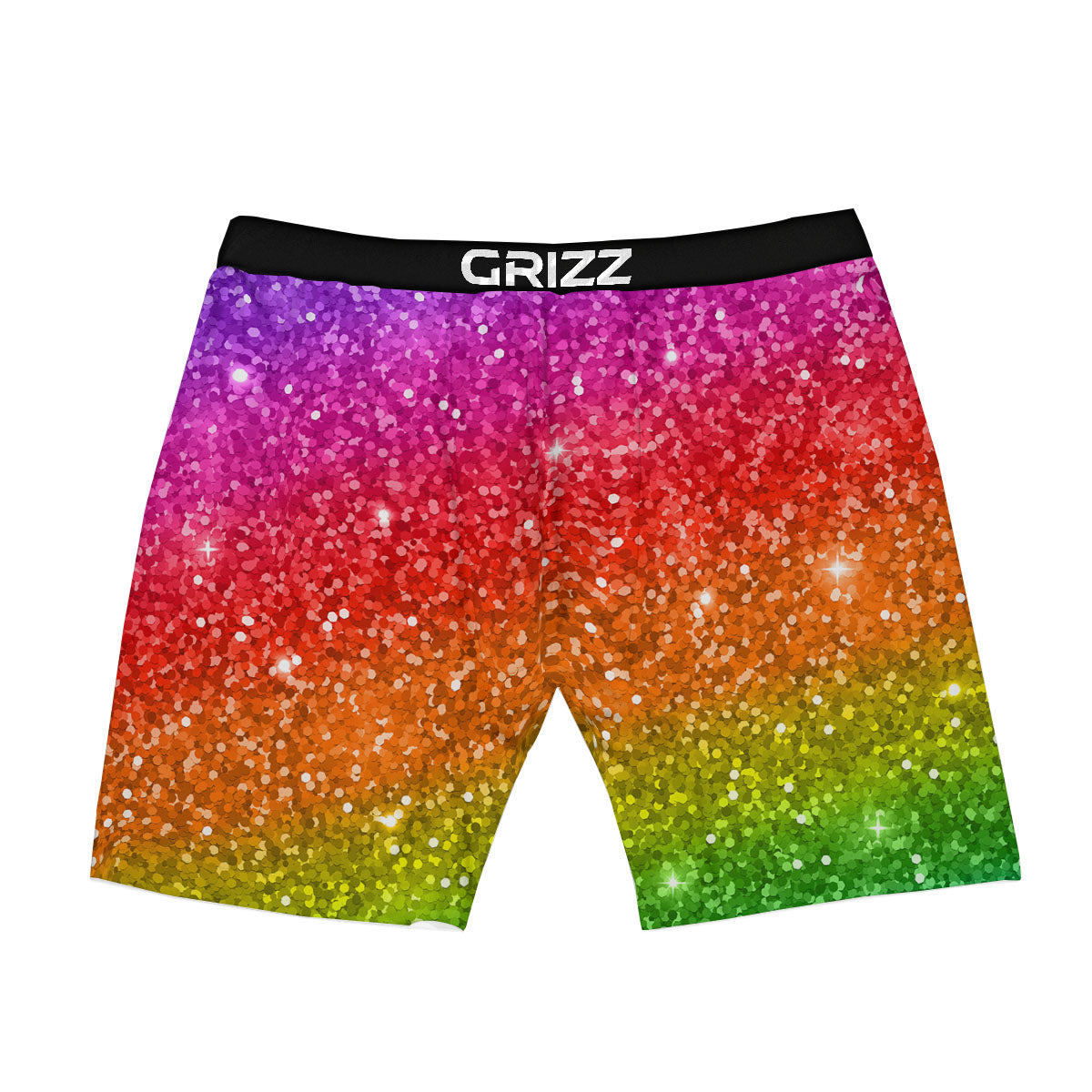 Artwork Rainbow Glitter Print Boxer Briefs-grizzshop