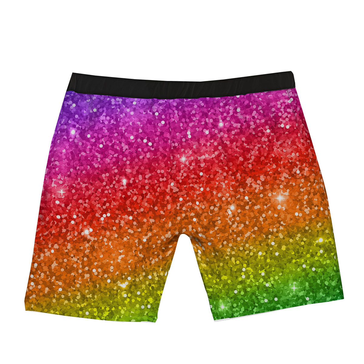 Artwork Rainbow Glitter Print Boxer Briefs-grizzshop