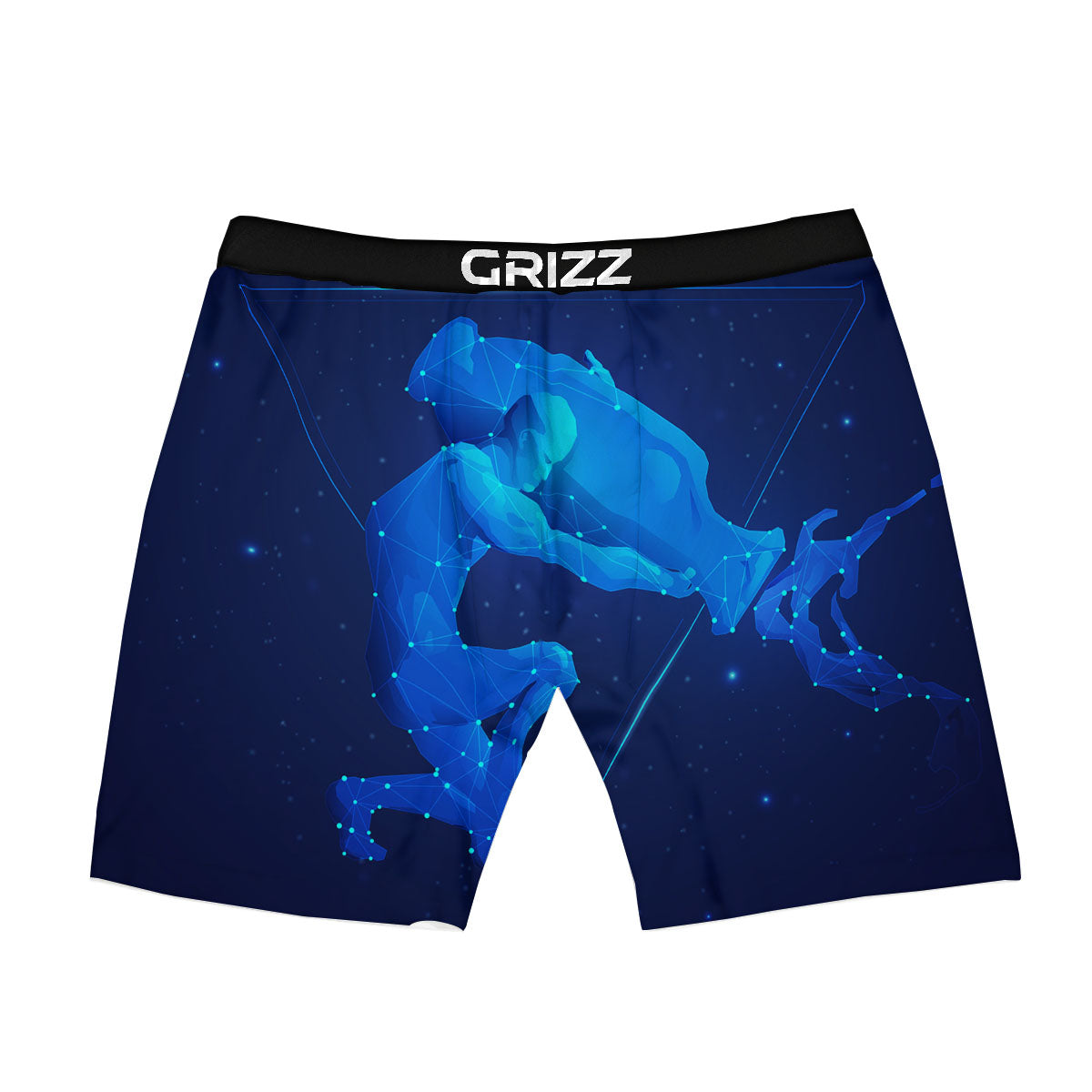 Astrological And Aquarius Signs Print Boxer Briefs-grizzshop