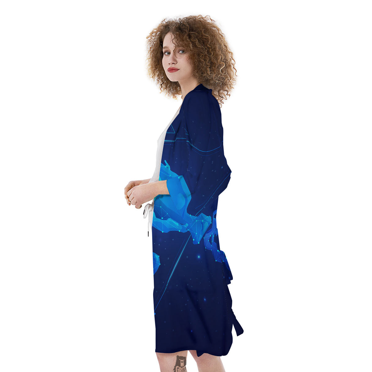 Astrological And Aquarius Signs Print Kimono-grizzshop