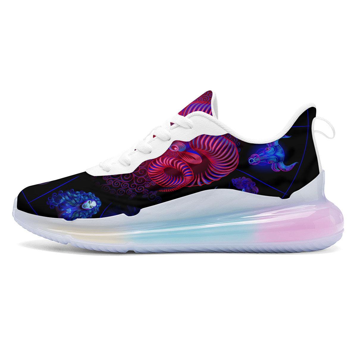 Astrological And Aries Signs Print Running Sneakers-grizzshop