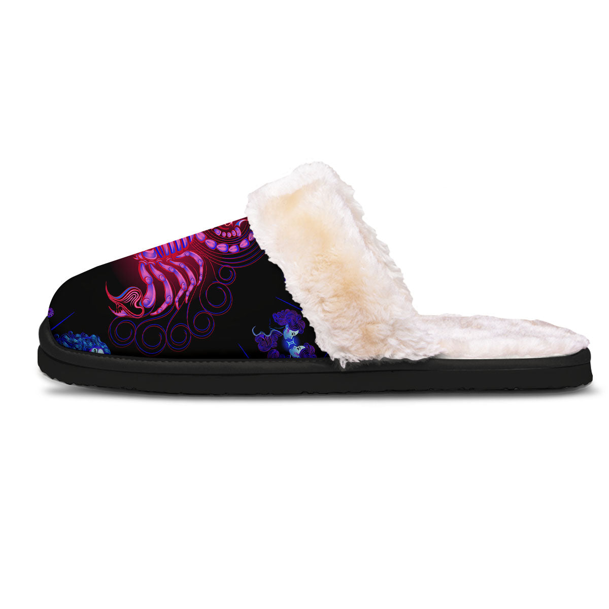 Astrological And Scorpio Signs Print Slippers-grizzshop