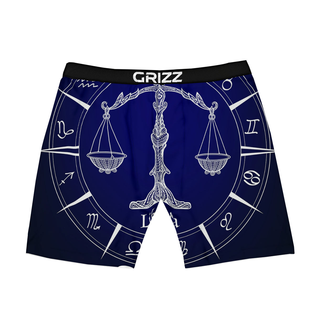 Astrological Libra Signs Libra Print Boxer Briefs-grizzshop