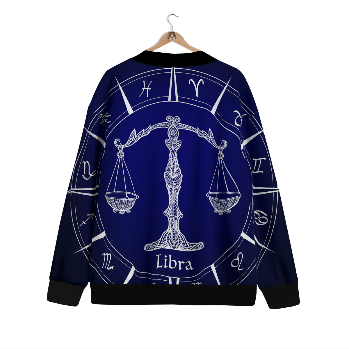 Astrological Libra Signs Libra Print Cardigan-grizzshop